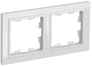 Рамка 2-постовая IEK Brite BR-M22-K01-PRO белый