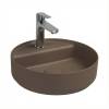 Раковина Isvea Infinity 10NF65042SV-2H 35 см, коричневая матовая