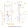 Система инсталляции для унитазов RGW SWI-04 80420304-01 фото 5