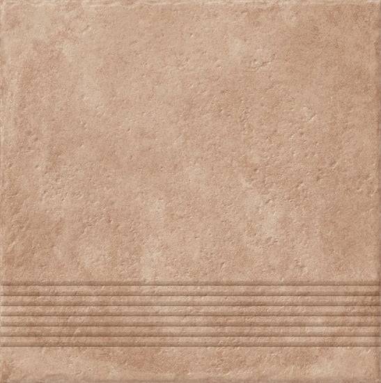 Ступень Cersanit Carpet C-CP4A156D рельеф. темно-бежевый 29.8x29.8