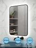 Зеркало Watersense Rita Black Soft Line W00918 LED подсветка, сенсор на взмах, 60x80 фото 3