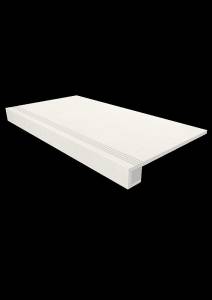 Ступень Estima Luna 39610 Белый 33x120 + Подступенок (14.5x120)
