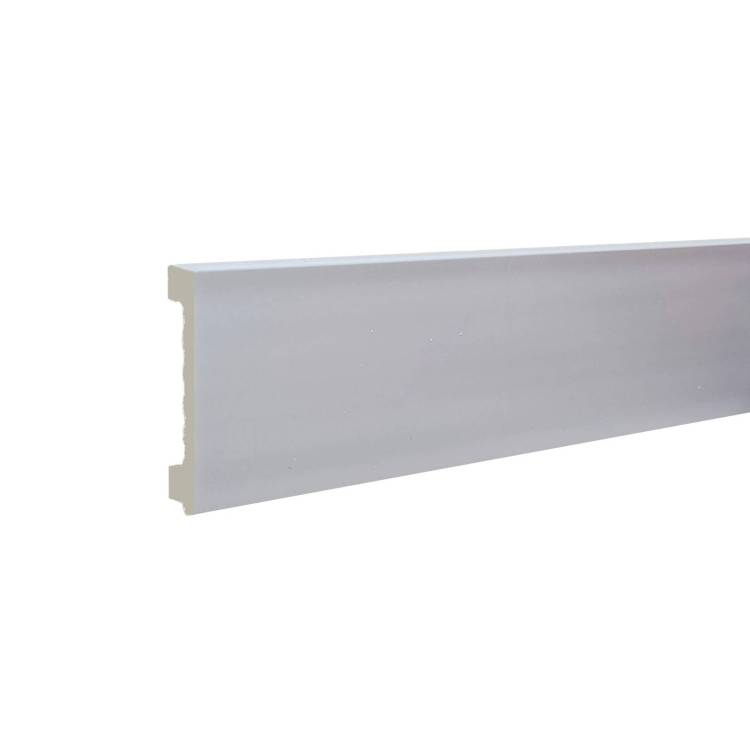 Плинтус ТД Меридиан P1-147 напольный гладкий 2400x80x12