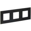Рамка 3-постовая IEK Skandy SK-M32-M-K02 черный