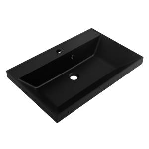 Раковина BelBagno BB700/450-LV-ART-AST-NERO черный матовый, 70x45
