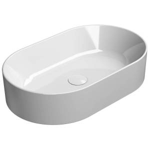 Раковина GSI Kube X 945811 60 см, белая глянцевая