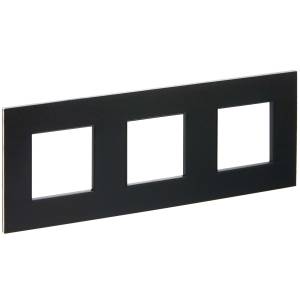 Рамка 3-постовая IEK Skandy SK-M32-M-K02 черный