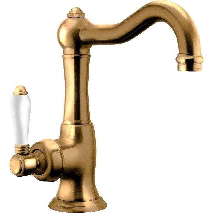 Смеситель для раковины Nicolazzi Cinquanta 3452BZ76C с д/к бронза
