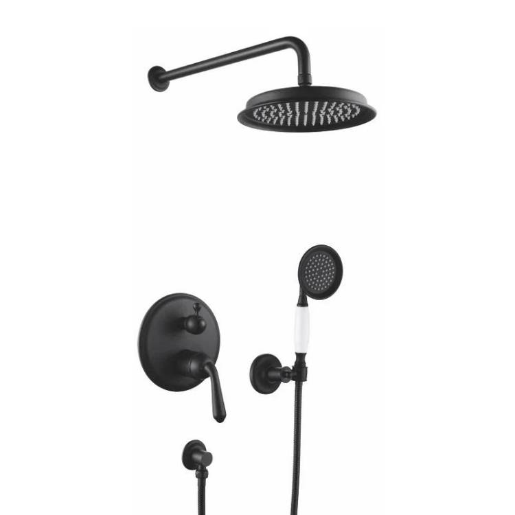 Душевая система Rose R0235H встраиваемая, черный