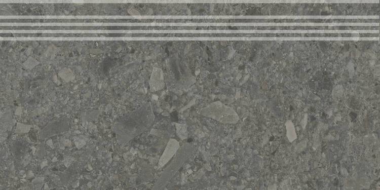 Ступень Kerama Marazzi Чеппо ди Гре DD606220R/GR антрацит матовый обрезной 30x60x0.9