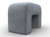 Пуф Лига Диванов Пуф 008 132385 TOWER 10 серый фото 3