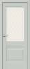 Межкомнатная дверь Bravo 066-0153 Прима-3 Grey Matt 200x90