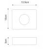 Диспенсер для гигиенических пакетов Wasserkraft K-10021 хром фото 3