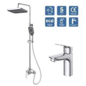 Душевой комплект BelBagno Due DUE-DOCM/LVM-CRM хром