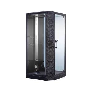 Душевая кабина Orans 89101RBLH черный, 100x100x220