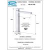 Смеситель для раковины Remer Q-Design QD10LXXL хром фото 2