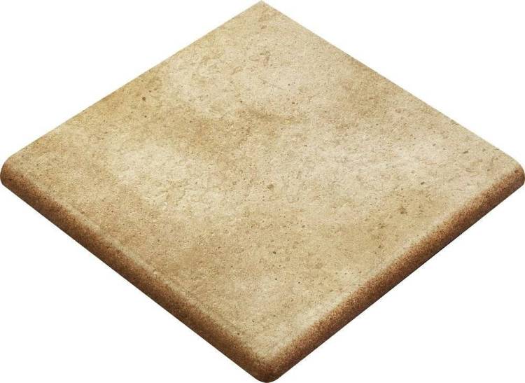 Ступень Gres de Aragon Orion Угловая Rounded Stair-Tread Corner Beige 33x33