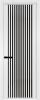 Межкомнатная дверь Profil Doors 3 AGP цвет профиля Вайт, стекло безопасное 6 мм черное тонированное 700x2000