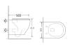 Унитаз подвесной Orange C07-100w безободковый, сиденье с микролифтом фото 7