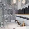 Декор Kerama Marazzi Келуш HGD\A482\35006 3 черно-белый 14x34 фото 2