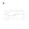 Трековый светодиодный светильник для магнитного шинопровода Arlight MAG-ORIENT-FLAT-FOLD-S230-12W Warm3000 034664(1) фото 2