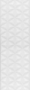 Керамическая плитка Kerama Marazzi Диагональ 12119R белый структура обрезной 25x75