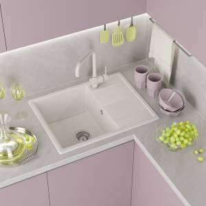 Мойка кухонная Misty Титан TIT-65х51-03 жасмин, 65x51