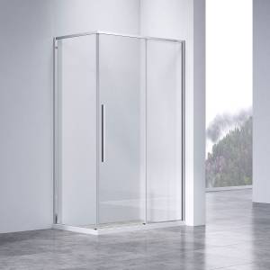 Душевой уголок Vincea Slim-N VSR-4SN8014CL 1400x800, хром, стекло прозрачное
