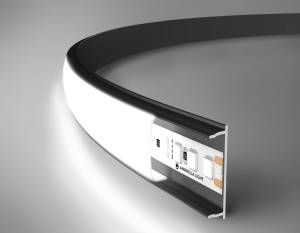 Алюминиевый накладной профиль Ambrella light Illumination GP1600BK