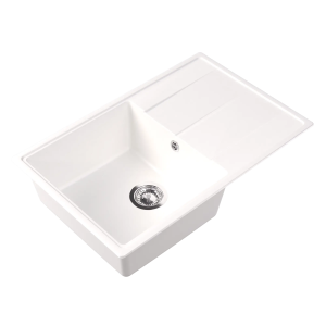 Мойка кухонная Dr.gans Оливия 740 25.150.C0740.401 белый, 74x48