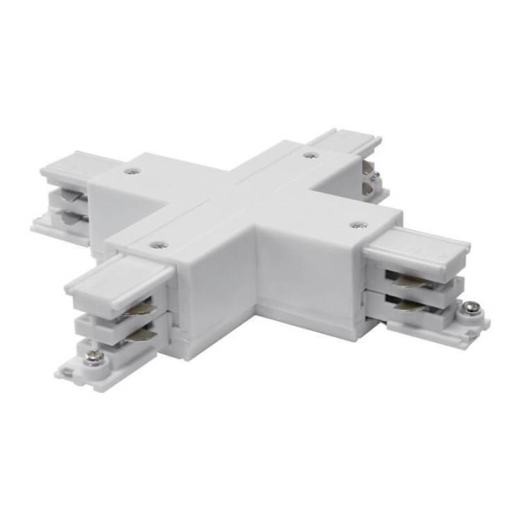 Соединитель Х-образный Uniel UBX-A41 Silver