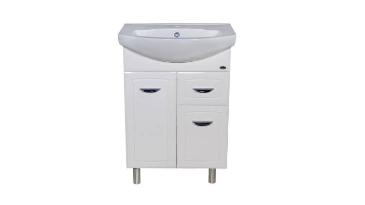 Тумба с раковиной Bellezza Классик 60 1 ящ. Белый
