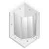 Душевое ограждение NEW TRENDY NEW SOLEO  100x80x195 K-0611 (хром) фото 3
