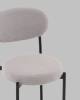 Набор из 4 стульев Stool Group Бриф DD AV 477-F81-K477NEW-9005-K X4 светло-серый, букле фото 7