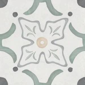 Керамогранит Harmony Sirocco Green Flower 9mm R10 22.3x22.3