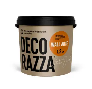 Краска декоративная Decorazza Wall Arte WA001 белая 1 л