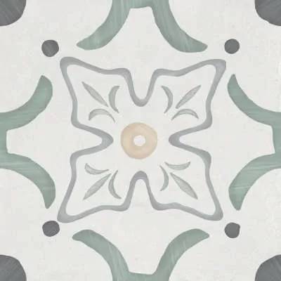 Керамогранит Harmony Sirocco Green Flower 9mm R10 22.3x22.3