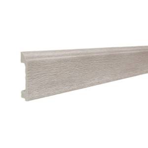 Напольный плинтус ТД Меридиан P3-101-N с тиснением 2400x80x16