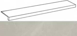 Ступень Italon Continuum 620070002326 Silver Scalino Frontale 33x120