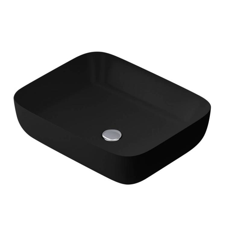 Раковина Am.Pm Func M8FWCC10510BM накладная, 50 см, черная матовая