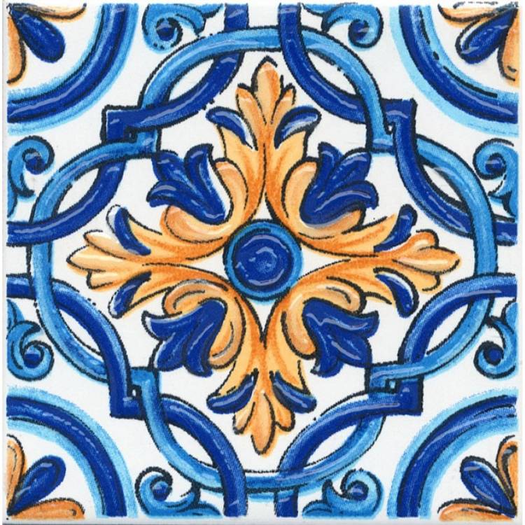 Вставка Kerama Marazzi Капри STG/A490/1146H Майолика 9.8x9.8