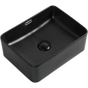 Раковина Aquanet Perfect 273678 1-MB 40 см, черная матовая