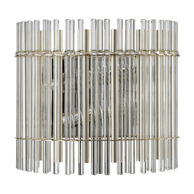 Настенный светильник Crystal Lux Aurelio AP2 Gold+Chrome/Transparent