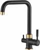 Смеситель для кухни ZorG Steel Hammer SH 715 BLACK BR