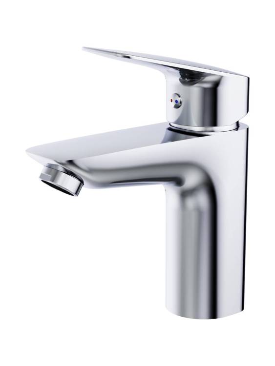 Смеситель для раковины BelBagno Due DUE-LVM-CRM-W0 без донного клапана, хром