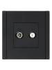 ТВ-розетка TV+SAT IEK Forte&Piano FP-AF20-O-K02 черный фото 4