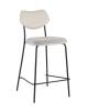 Стул полубарный Stool Group Casey B2171-H65 K-20+M8528 D11 серый с серой экокожей
