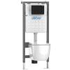 Кнопка смыва Abber AC0122SMB сенсорная, черная матовая фото 3