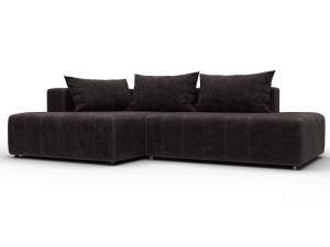 Диван угловой Лига Диванов Лига-103 134827L Коричневый