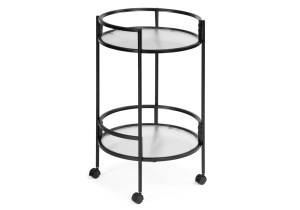 Стол журнальный Woodville Kotani 15595 black/clear